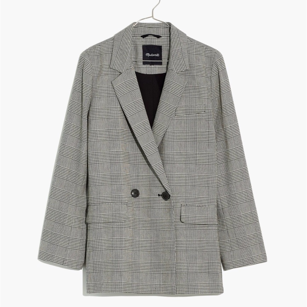 Madewell Dorsett Blazer in Edsall Plaid
